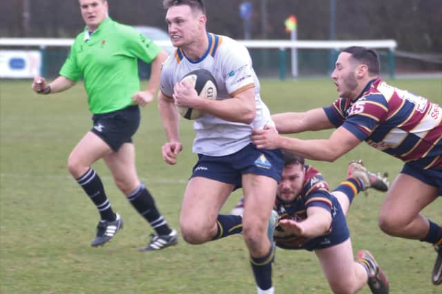 Worthing Raiders on their way to beating Old Albanian | Picture: Colin Coulson