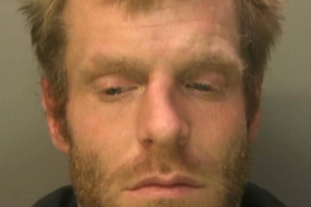 Linton Woolley, 35 – of no fixed address – was charged with 28 counts of shoplifting after a ‘£1,000 crime spree’ between October 13 and December 5. Photo: Sussex Police