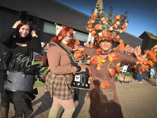 Children's Day, part of Hastings Storytelling Festival, in Hastings Old Town on October 25. Pic Justin L.