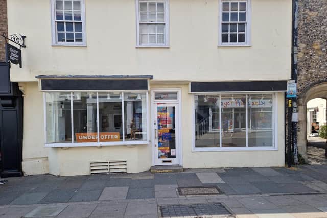 A new chocolate shop could soon be opening at a vacant South Street unit, in Chichester. Photo: Sussex World