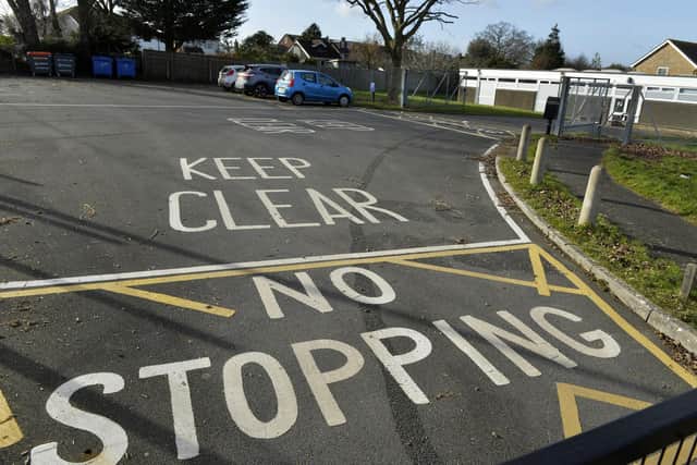 Frustration over 'dangerous' parking around Polegate School (Pic by Jon Rigby)