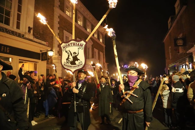 Rye Bonfire 2023. Photo by Andrew Clifton