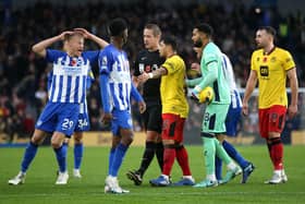 Brighton’s winless run in the Premier League continued with a disappointing draw against bottom-of-the-table Sheffield United. (Photo by Steve Bardens/Getty Images)