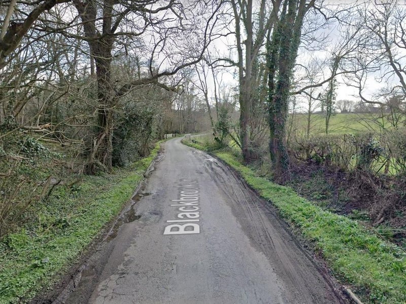 There are several potholes that drivers are advised to avoid 'very carefully'.