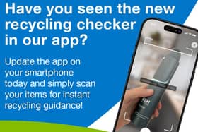 Using a smartphone camera, Horsham residents can scan an item and receive instant guidance on how it should be recycled. Picture courtesy of Horsham District Council