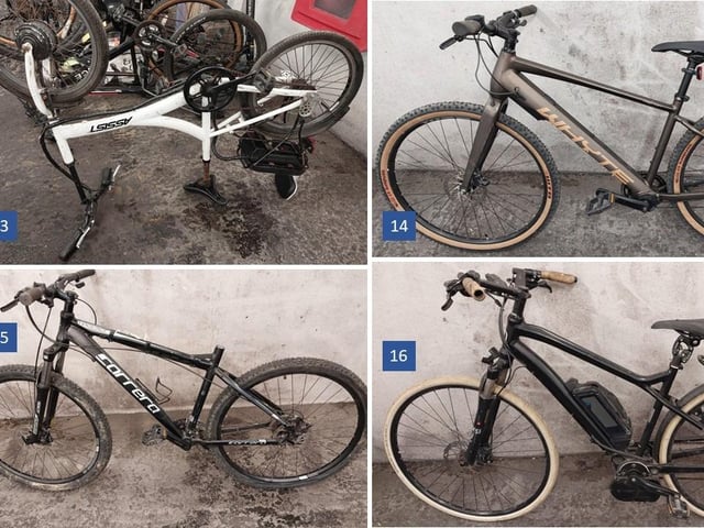 If you recognise any of the bikes, wheels, skis, or the skateboard, or if you have any information that could help us reunite the items, contact police online, or by calling 101 quoting reference 432 of 11/09.
