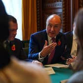 Andrew Griffith attends Kemi Badenoch's first Shadow Cabinet meeting on 5th November.