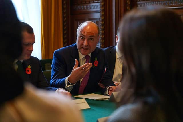 Andrew Griffith attends Kemi Badenoch's first Shadow Cabinet meeting on 5th November.