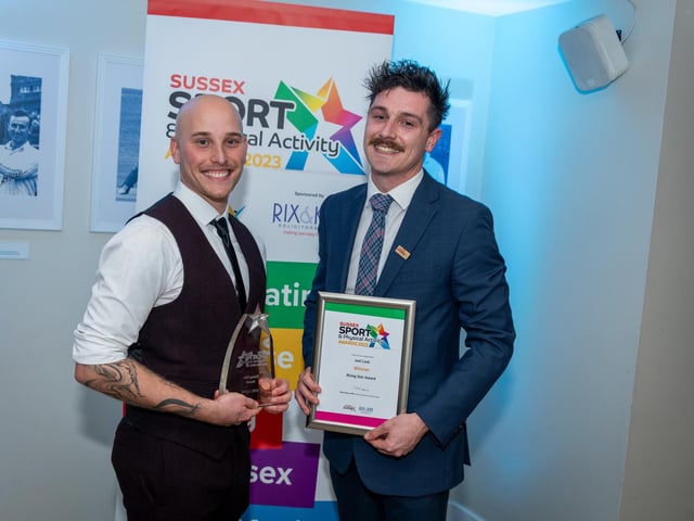 Winners and finalists at the Sussex Sport and Physical Activity Awards for 2023