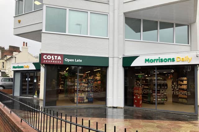 The new Morrisons store at the site of the former Sussex Lighting business - West Point in Springfield Road, Horsham - opened today (Thursday November 2)