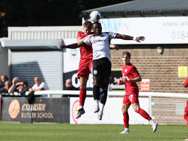 Action from Worthing's win at Dover in National League South