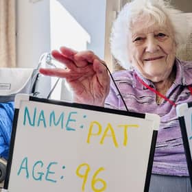 Pat, 96, is all for going out and enjoying life