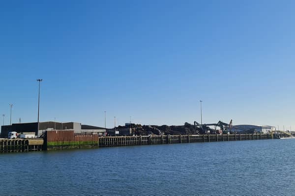 The scrap heaps at East Quay in Newhaven are to be removed after 21 years. Photo: Izzi Vaughan