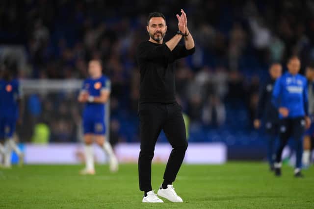 Brighton have the chance to move top of the league for a couple of hours when they face Aston Villa in the lunchtime kick-off.  . (Photo by Justin Setterfield/Getty Images)