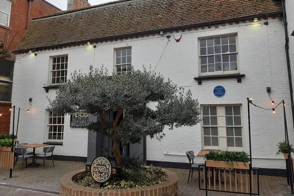 Stanford Cottage, now Pizza Express, is where author Jane Austen stayed with her mother and sister at the end of 1805