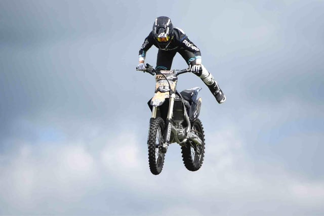 Broke FMX saw athletes jumping 35 feet in the air whilst on their quad bikes, pulling acrobatic stunts over gaps approaching 100 feet.