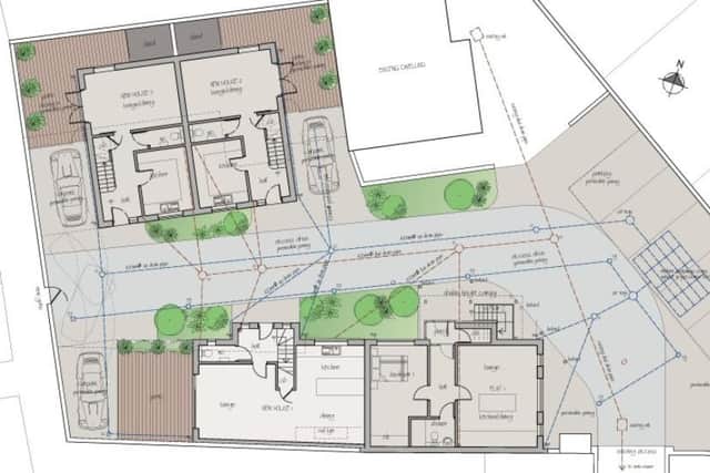 Development's proposed site layout
