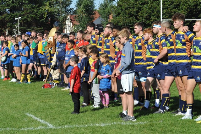 Worthing Raider minute's silence for The Queen / Picture: Stephen Goodger