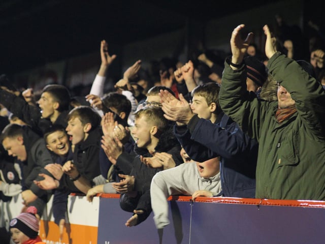 Action from Crawley Town's win over Swindon Town in Matthew Etherington's first game in charge. Picture by Cory Pickford