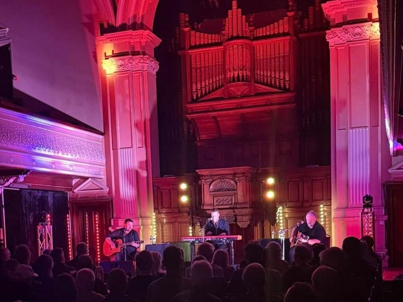 Henry Ward Hall with King King performing.