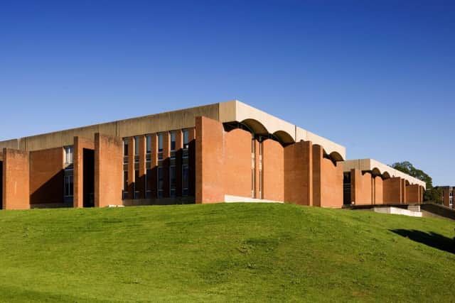 Grade II* listed Library by Sir Basil Spence.