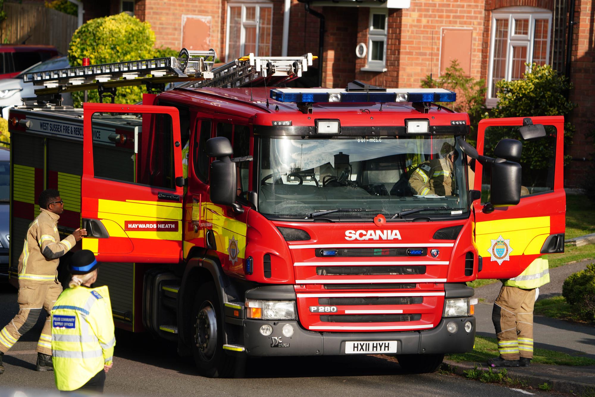 A building in Haywards Heath was evacuated last night (Monday, August 7) following a suspected ‘hazardous materials incident’.
