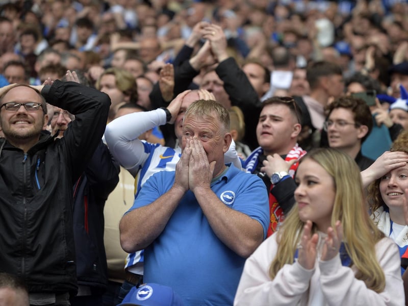 Brighton & Hove Albion V Man Utd Semi Final at Wembley(Photo by Jon Rigby)