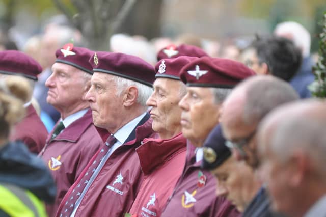 Remembrance Sunday in Burgess Hill. Photo by Phil Dennett