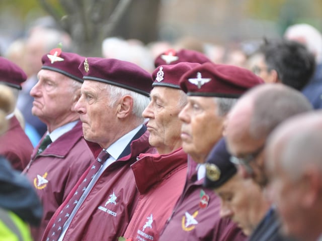 Remembrance Sunday in Burgess Hill. Photo by Phil Dennett