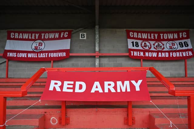 Crawley Town and WAGMI United have announced a new partnership with The Sidemen — Europe’s largest YouTube collective — ahead of the 2022 Sidemen FC Charity Match on Saturday, September 24. Picture by GLYN KIRK/AFP via Getty Images