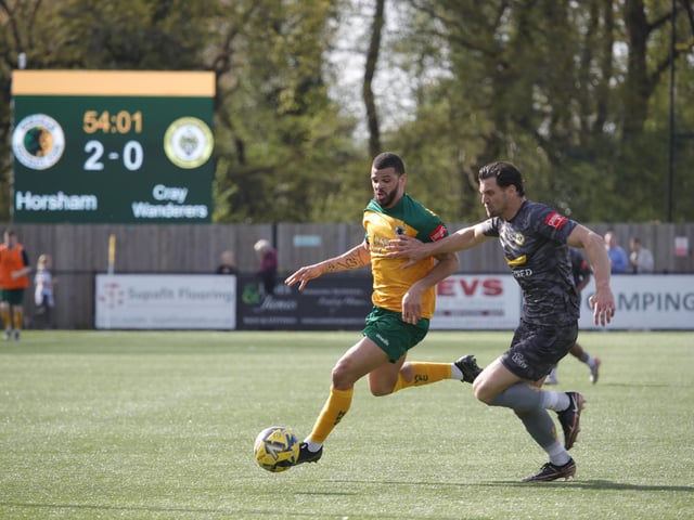 Images from Horsham FC's win at home to Cray Wanderers