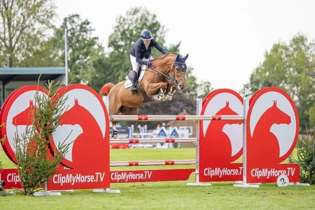 Canadian rider Kara Chad en route to victory in the ClipMyHorse.TV Sussex Cup (c) Boots and Hooves Photography