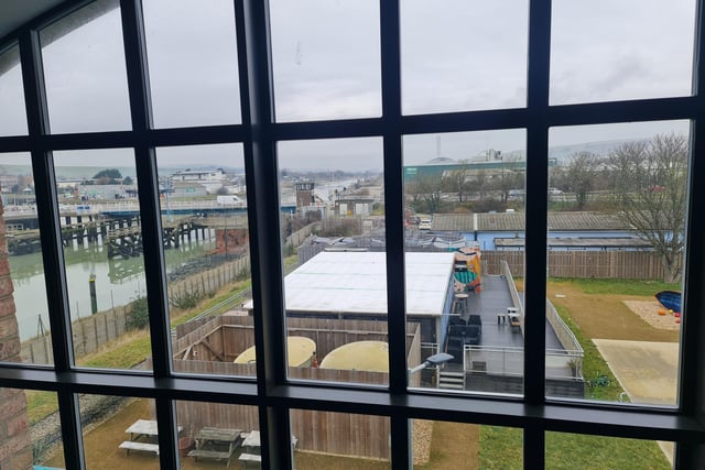 Views of The Sidings Bistro and the river. Photo: Lewes District Council