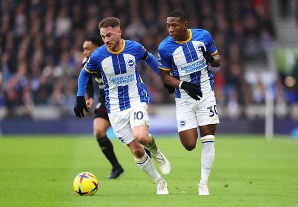 Alexis Mac Allister of Brighton & Hove Albion could be on the move this summer with Liverpool, Tottenham and Arsenal all keen