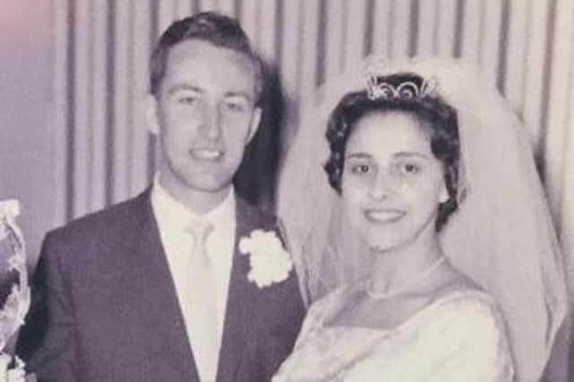 Jim and Angela on their wedding day, May 19, 1962