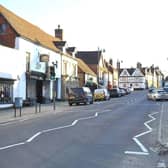 North Street, Midhurst, before the fire earlier this eyar