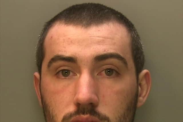 Niall O'Sullivan was jailed for a total of nine years and four months. He will not be automatically released half way through his sentence, but must instead serve two thirds of the sentence before he can be considered for parole. The court also added an extra year to serve on licence following his time in prison. Picture: Sussex Police