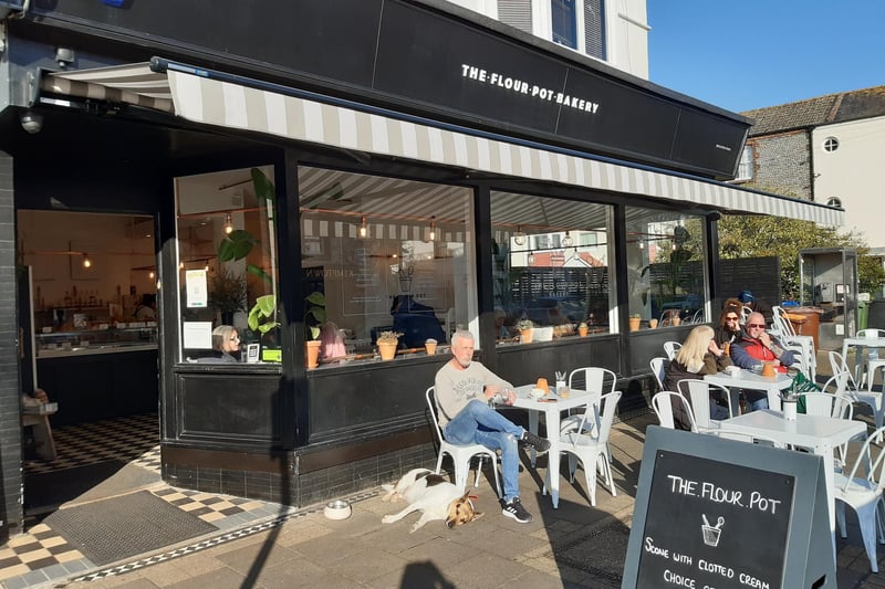 Perfect for a spot of al fresco café culture, The Flour Pot bakery's latest branch, in Brighton Road, opened in June, 2022