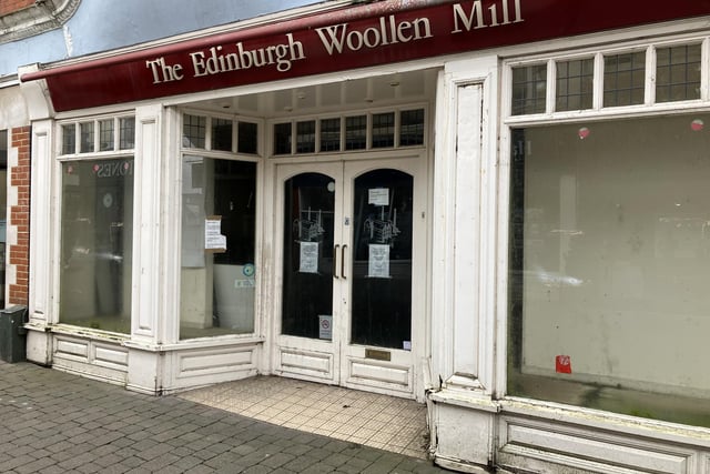 The Edinburgh Woollen Mill in West Street, Horsham, is still empty.
