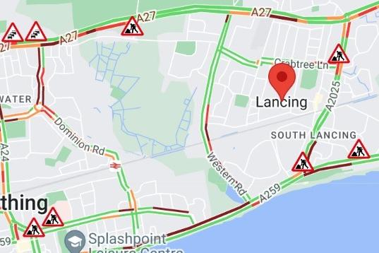 A259 traffic chaos continues as as bus services impacted by 'severe delays'