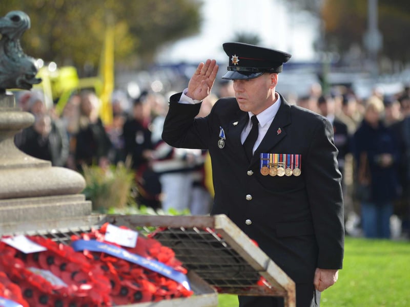 Eastbourne Remembrance Sunday on November 9 2025.