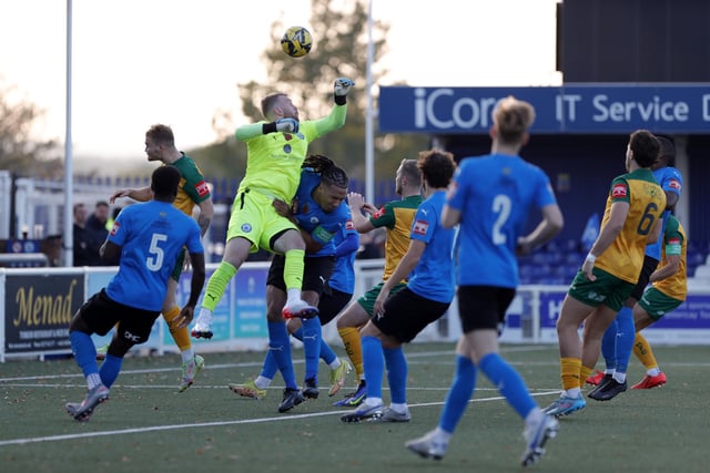 Action from Horsham's entertaining - but ultimately disappointing - 5-3 defeat at Billericay Town in the Isthmian Premier