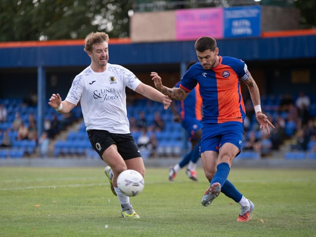 Horsham FC moved up to second in the National League South with a hard-fought 2-1 win at Braintree Town