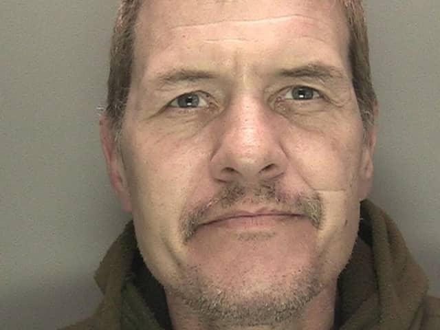 Adrian Walker has been handed a criminal behaviour order for his prolific offending in West Sussex. Picture courtesy of Sussex Police