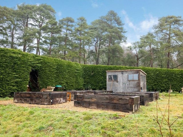 The current owners have overhauled the land of about two acres, felling trees and installing underground drainage