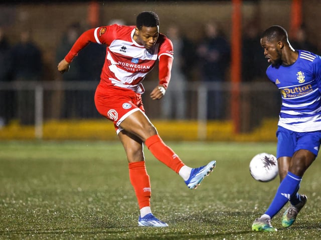 Action from Eastbourne Borough v Aveley