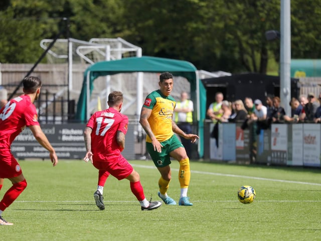 Action from Horsham's pre-season defeat to West Sussex neighbours Worthing