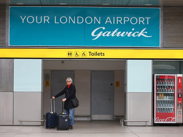 Departures from Gatwick Airport were 27 minutes behind schedule on average in 2022, according to analysis of CAA data by the PA news agency