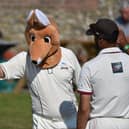 Kangaroos mascot joins the charity cricket tournament