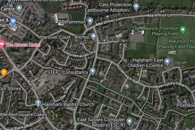 In Hailsham Central & East, homes sold for an average of £300,000 in 2022.